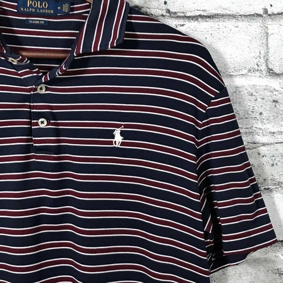 Polo Ralph Lauren Short Sleeve Polo Striped Shirt - Picture 2 of 5